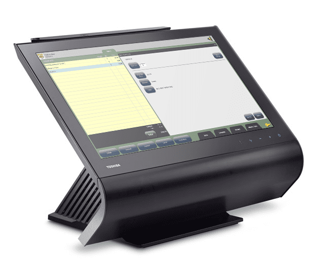 POS application on a desktop register